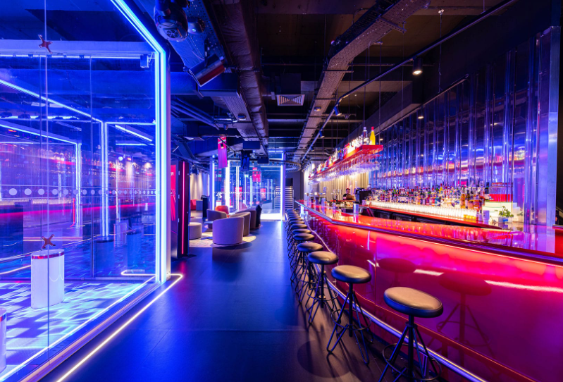 Urban Playground The Cube, Manchester — full electrical installation behind high-impact lighting and immersive technology