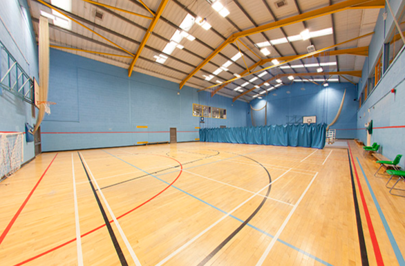 Penrith Leisure Centre Sports Hall — LED lighting upgrade across the main sports complex