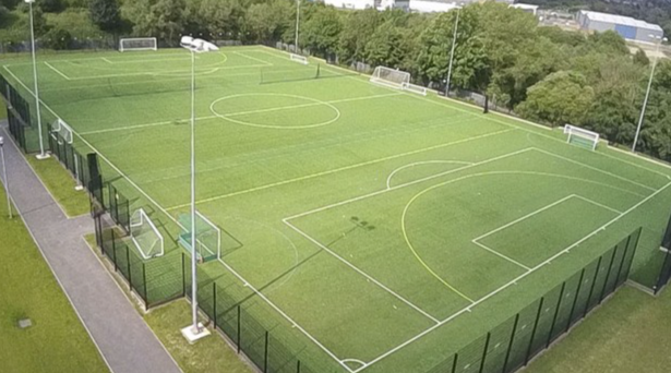 Neston School Outdoor Pitch — floodlit LED lighting upgrade to the all-weather 3G sports pitch